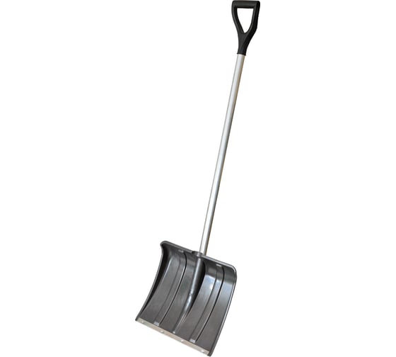 Изображение товара Снеговая пластмассовая лопата Комплект-Агро ВЬЮГА № 3 с алюминиевым черенком и V-образной ручкой KA8239