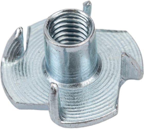 Изображение товара Крыльчатая мебельная забивная гайка DINFIX DIN 1624, оцинкованная, М5, 50 шт. 00-00002841