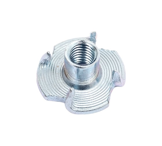 Изображение товара Крыльчатая мебельная забивная гайка DINFIX DIN 1624, оцинкованная, М5, 10 шт. 00-00002840