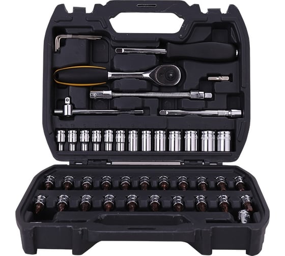 Изображение товара Набор торцевых ключей DELI DL1046 1/4 46 шт. 98327