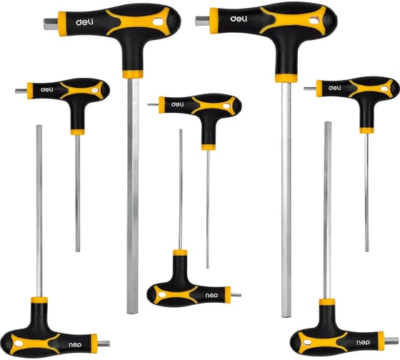 Изображение товара Набор шестигранных ключей DELI DL233108 98338