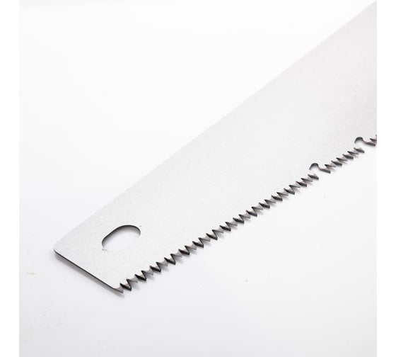 Изображение товара Ножовка (пила) по дереву DELI DL6840A 400 мм (7-8 зубьев на дюйм, 3D заточка, противоскользящая прорезиненная рукоятка) 98396