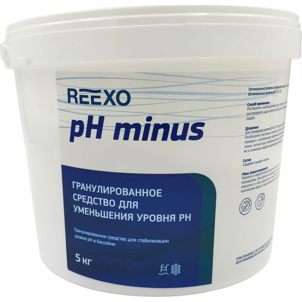 Быстрорастворимый регулятор ph-минус Reexo
