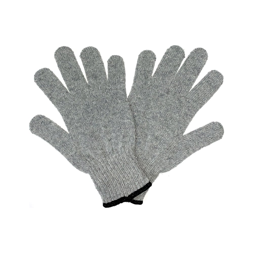 Трикотажные перчатки ПРОМПЕРЧАТКИ пряжа ангара 35% мохер 15% шерсть 50% акрил 250м 100гр 168 св серый