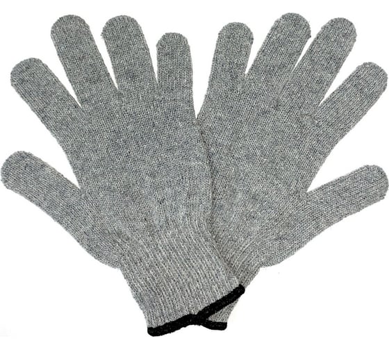 Изображение товара Трикотажные перчатки ПРОМПЕРЧАТКИ шерсть, двойной вязки, 100 пар ПП-11500/100