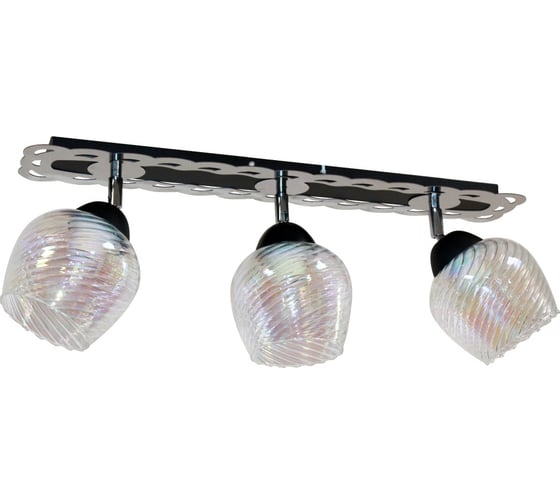 Изображение товара Потолочный светильник ЭЛЕТЕХ Кира 131 черн.муар хром НПБ 01-3x60-222 ИУ 1005404971