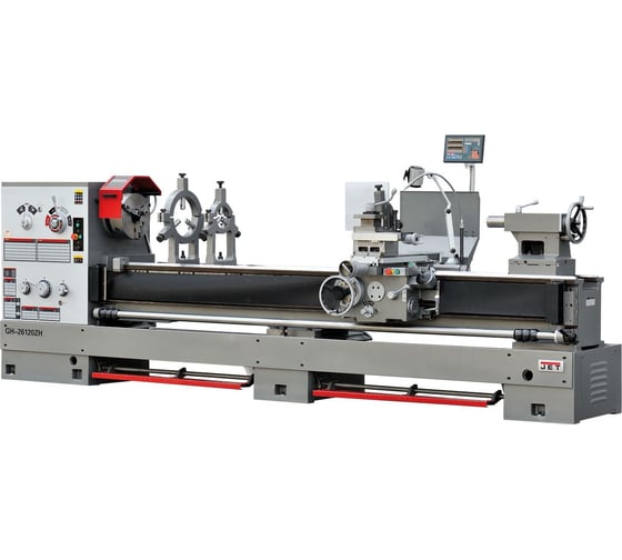 Изображение товара Токарно-винторезный станок Jet GH-26120 ZH DRO RFS 50000795T