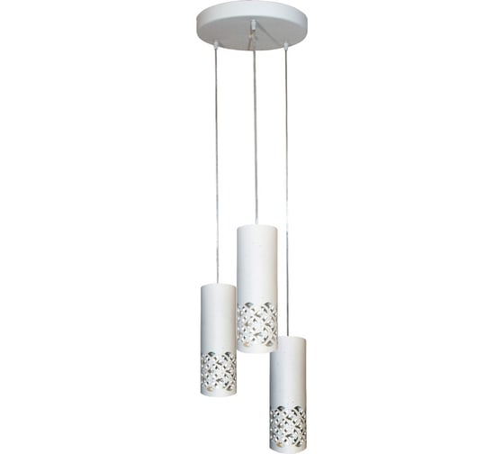 Изображение товара Подвесной светильник ЭЛЕТЕХ Касабланка 232 белый муар НСБ 01-3x60-165 Е27 ИУ 1005404829