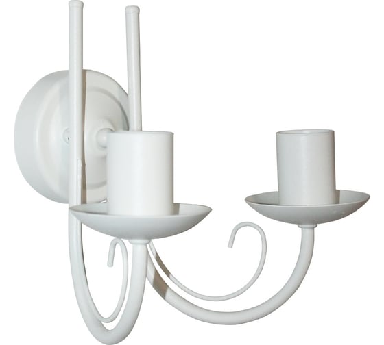 Изображение товара Настенный светильник ЭЛЕТЕХ Классик 521 белый муар НББ 01-2x60-108 Е27 ИУ 1005404789