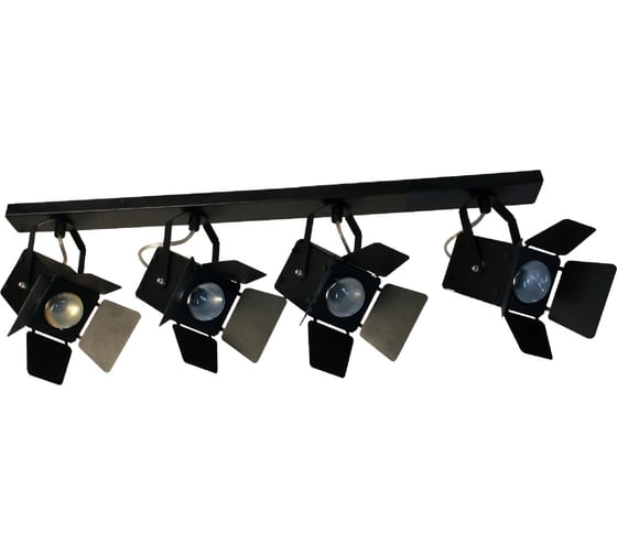 Изображение товара Светильник ЭЛЕТЕХ Кино НПБ 01-4x60-515 черный матовый/черный ИУ 1005404541