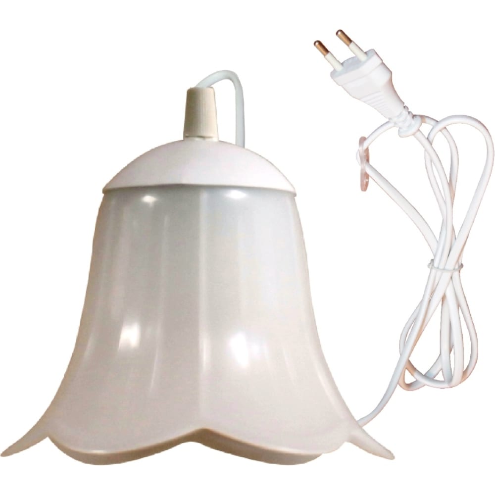 Переносной светильник ЭЛЕТЕХ, цвет белый 1005404619 Фито - фото 1