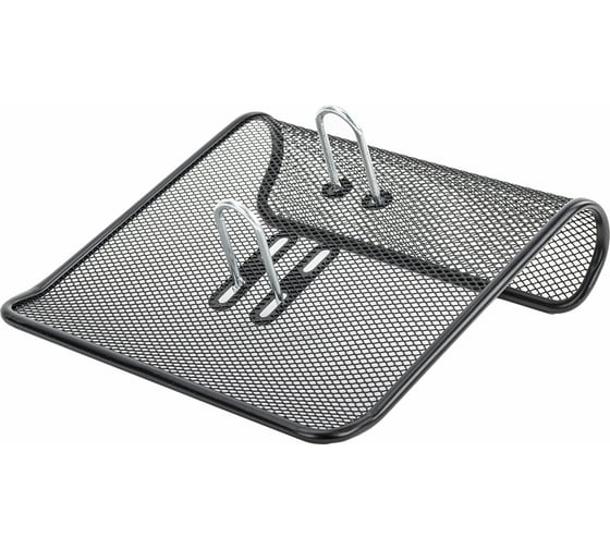 Изображение товара Подставка для календаря BRAUBERG Germanium большая, металлическая, 57х200х200 мм, черная 231972