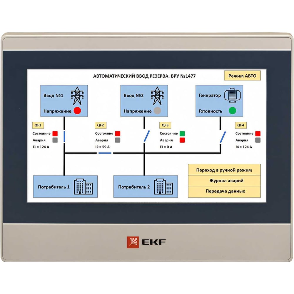Изображение товара Панель оператора EKF PRO-Screen 10E RSC-10E с 10.1-дюймовым экраном, IP65