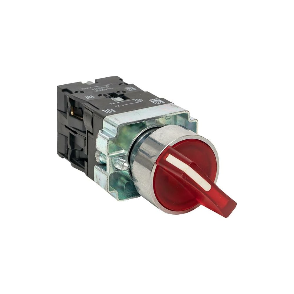 Переключатель EKF BD21 2P c красной подсветкой 24В NO PROxima xb2-bk21-r-24