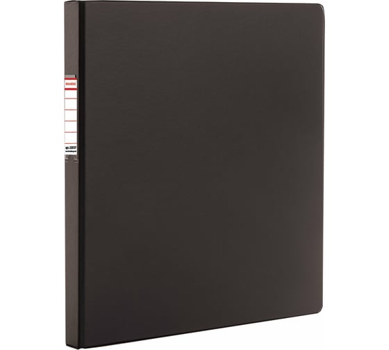 Изображение товара Папка BRAUBERG с металлическим пружинным скоросшивателем, картон/ПВХ, 35 мм, черная, до 290 листов 228337