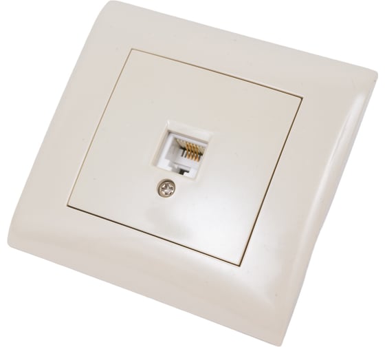 Изображение товара Одноместная телефонная розетка  Volsten V01-22-F12-S RJ-11 Violet, 9133