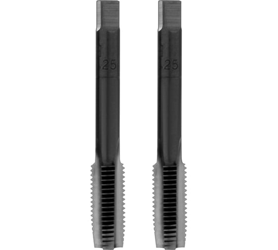 Изображение товара Метчик ручной СИБРТЕХ М10x1,25 мм,комплект из 2 шт.// 76627