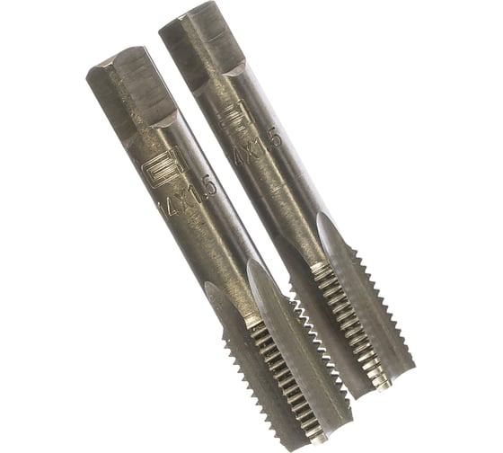 Изображение товара Комплект ручных метчиков М14 х 1,5 мм СИБРТЕХ 76636