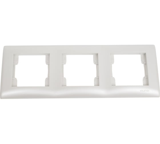 Изображение товара Трехместная рамка Volsten V01-18-A31-M Magenta Perl, 10055