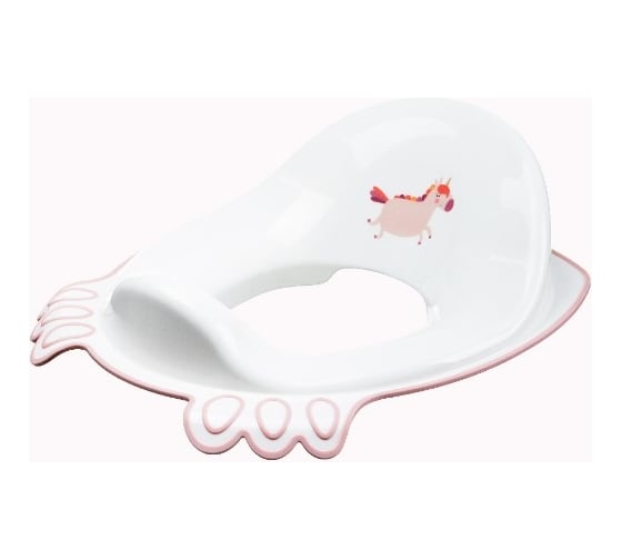 Изображение товара Детская накладка на унитаз Kidfinity с декором, светло-розовый 43130883351