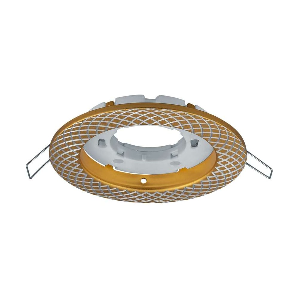 Изображение товара Встроенный светильник Navigator NGX-R11-002-GX53 золото-серебро 110 мм