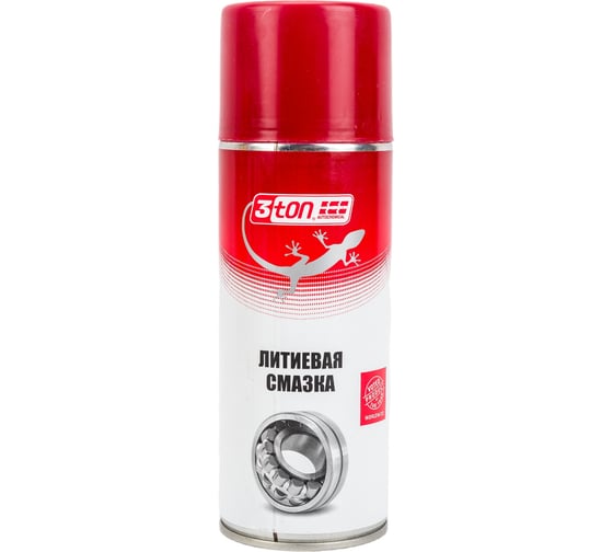 Изображение товара Литиевая смазка 3ton ТС-523 белая, аэрозоль 520г 40289