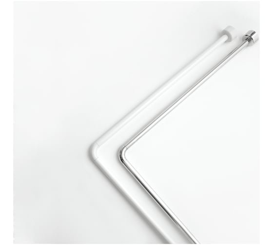 Изображение товара Штанга для шторы в ванную комнату Bacchetta угловая, 80x170 см, хром 1630