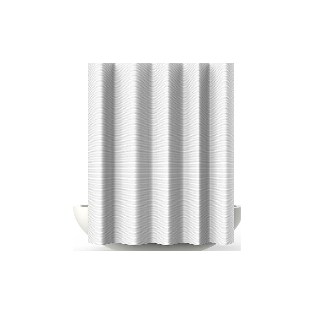 Изображение товара Шторка в ванную комнату Bacchetta 180x200 см, Verga, белый 6033