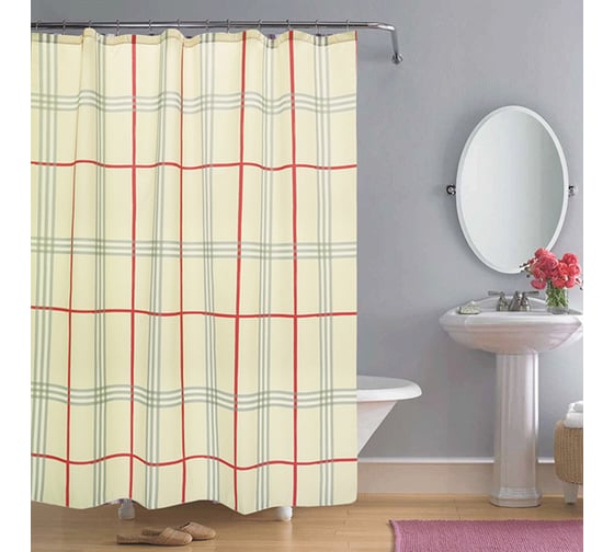 Изображение товара Штора для ванн Bacchetta 180x200 см, Fabric 3656