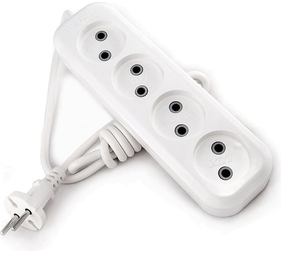 Изображение товара Четырехместный сетевой удлинитель LUX У4-0, 7м, 4606400414711