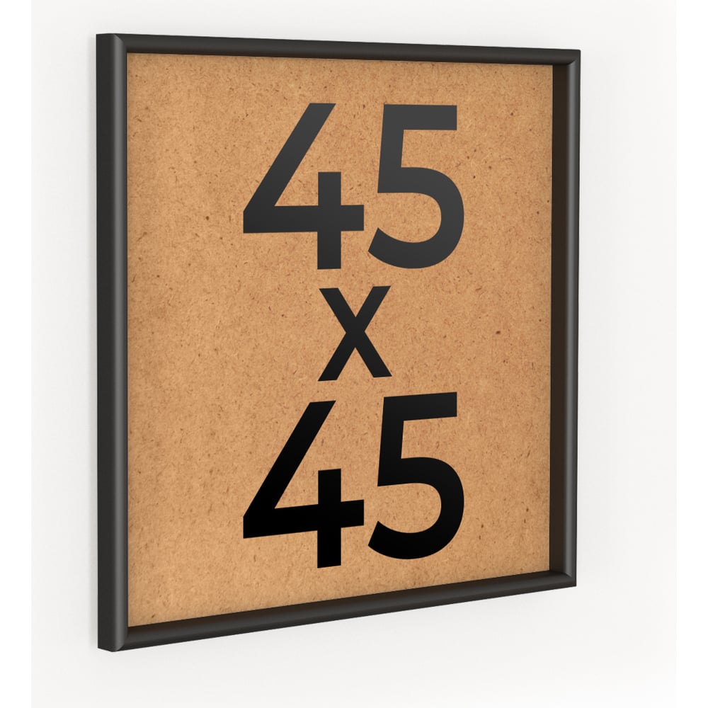 Изображение товара Фоторамка черная алюминиевая 45x45 см от Первое ателье