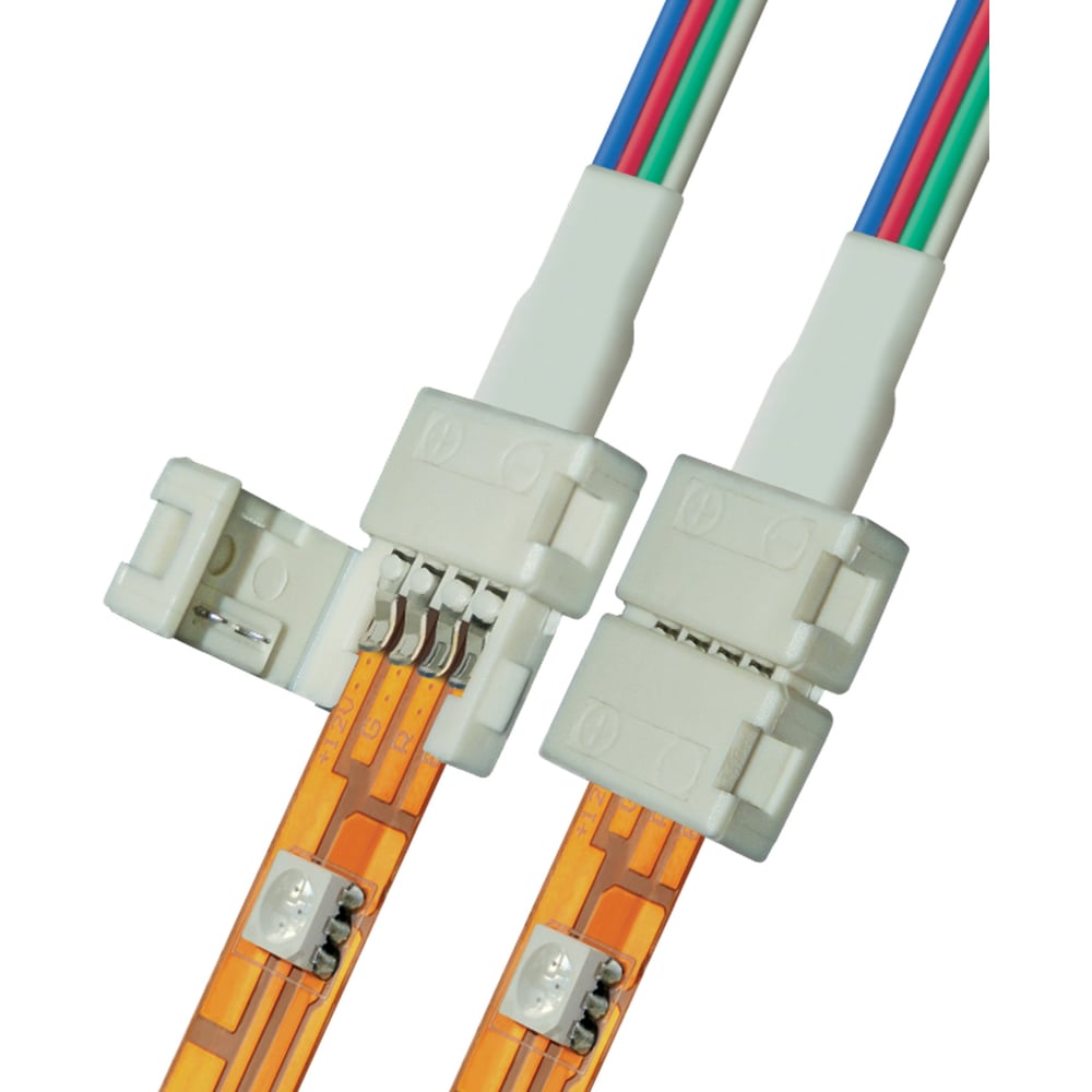 Коннектор для соединения светодиодных лент 5050 RGB Uniel коннектор для соединения светодиодных лент 5050 uniel