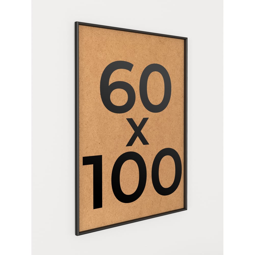 Изображение товара Черная алюминиевая фоторамка 60x100 см ООО Первое ателье