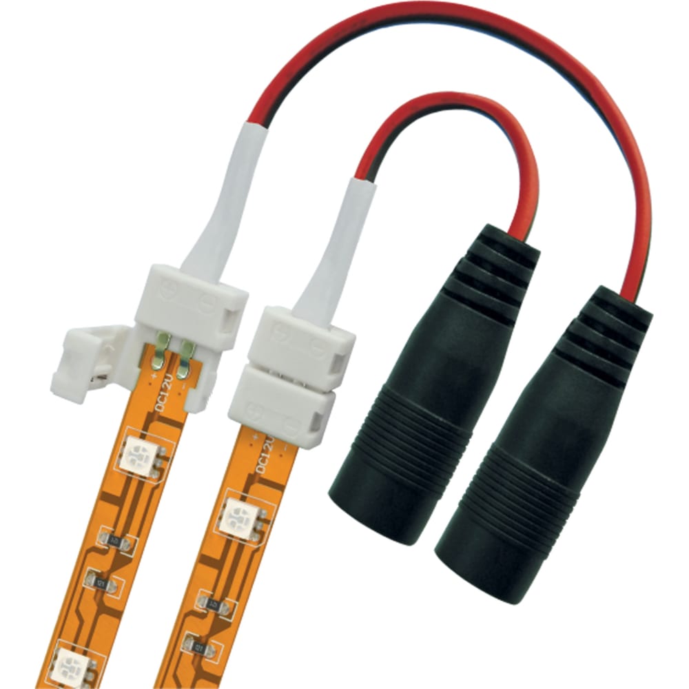 Коннектор для соединения светодиодных лент 5050 Uniel контактный прямой соединитель для светодиодных лент uniel