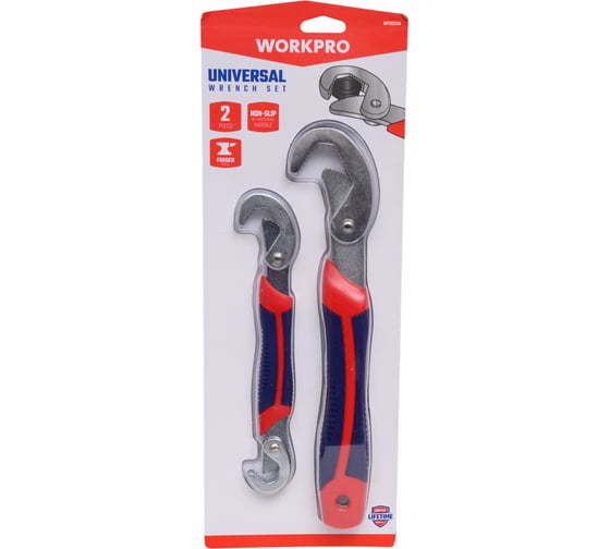 Изображение товара Набор универсальных гаечных ключей WORKPRO 6-32мм 2 шт WP202516