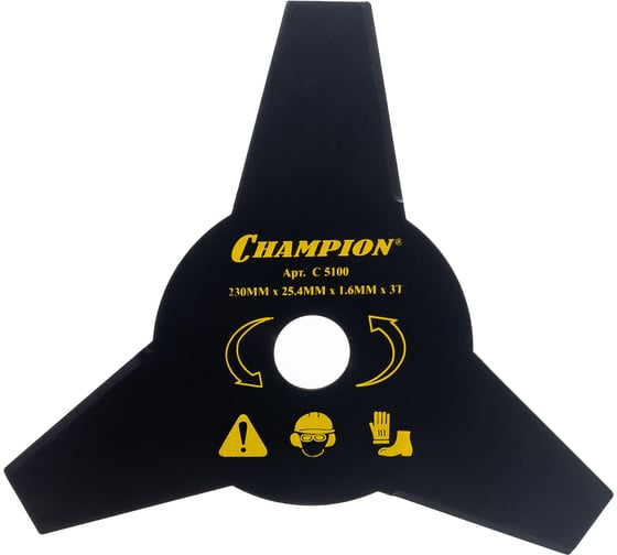 Изображение товара Нож тип А (230 мм для жесткой травы) CHAMPION C5100/C750