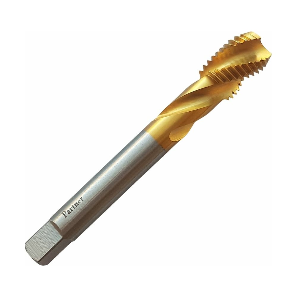 Изображение товара Метчик Partner M20х2.5 HSSE, DIN376, спиральная канавка, H6, TiN