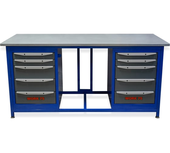 Изображение товара Двухтумбовый верстак WORK серии WK1800(Т5-Т5)