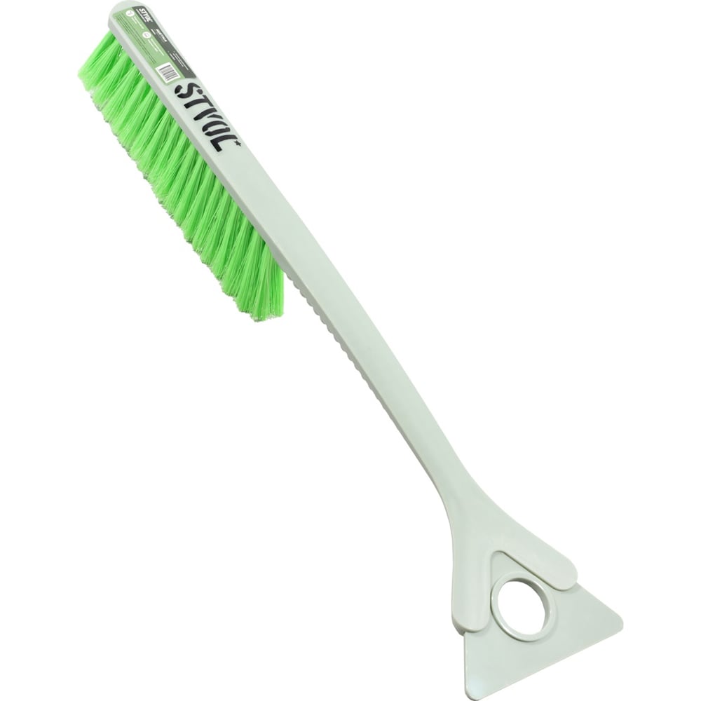 Изображение товара Щетка для снега и льда STVOL 52,5 см с скребком SSB03 зеленая