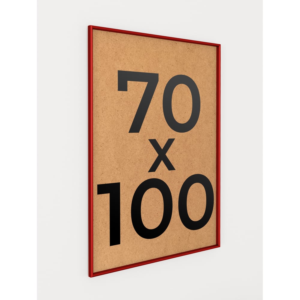 Изображение товара Красная алюминиевая фоторамка 70x100 см для фотографий и картин