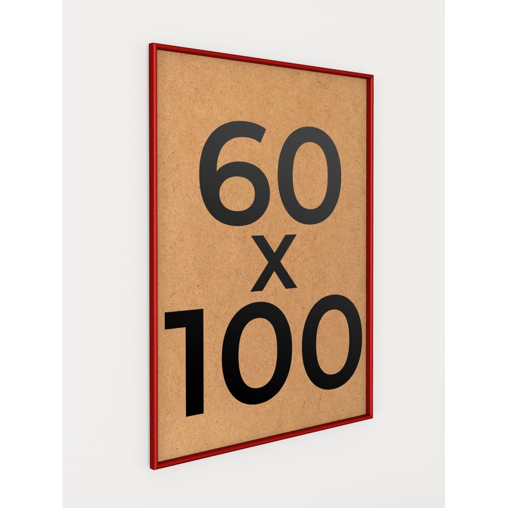 Изображение товара Красная алюминиевая фоторамка 60x100 см Niel-2rg-60х100 ООО Первое ателье