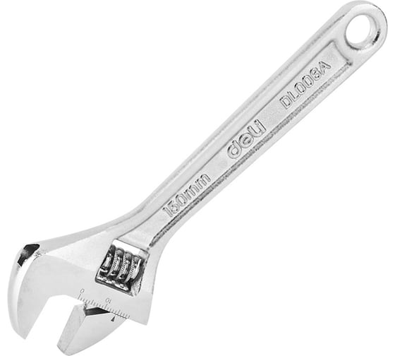 Изображение товара Разводной ключ DELI 150мм DL006A (раскрытие до 22мм, углеродистая сталь) 98307