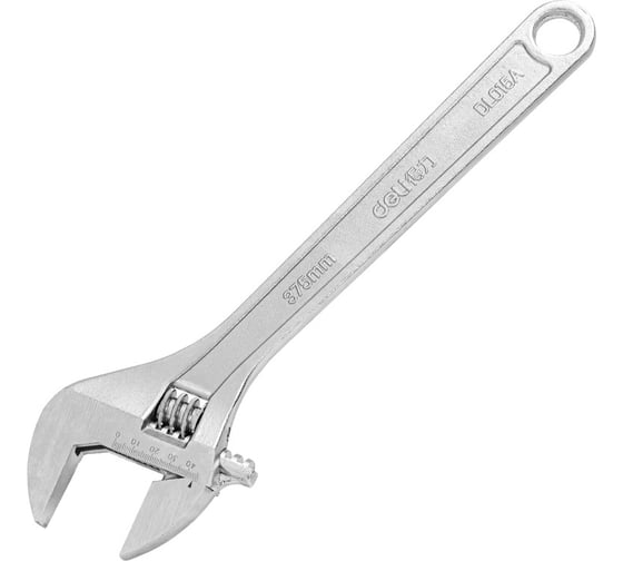 Изображение товара Разводной ключ DELI 375мм DL015A (раскрытие до 46мм, углеродистая сталь) 98311