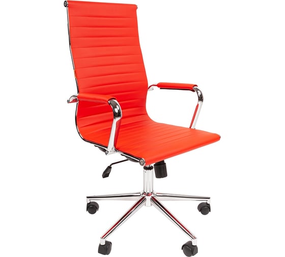 Изображение товара Компьютерное кресло CHAIRMAN 755 экокожа, красный 00-07107981