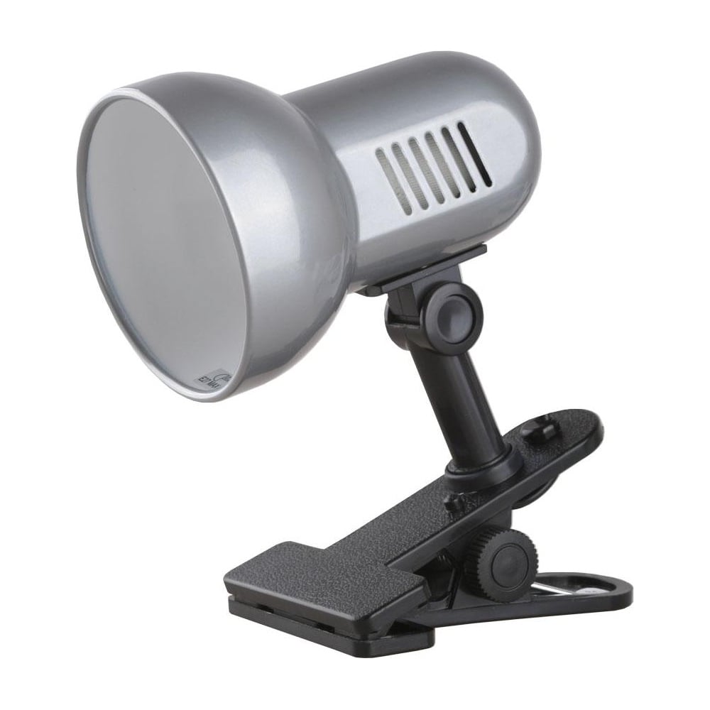 Изображение товара Настольный светильник Camelion H-035 серебро на прищепке 40Вт 220В классика