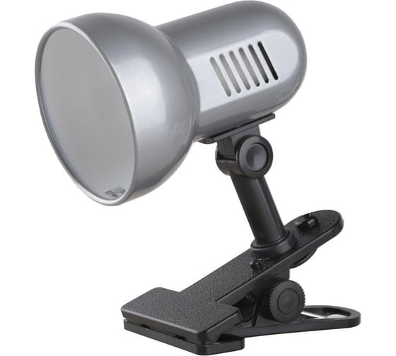 Изображение товара Настольный светильник-прищепка Camelion серебро метал., H-035, 220В, 40Вт 8274