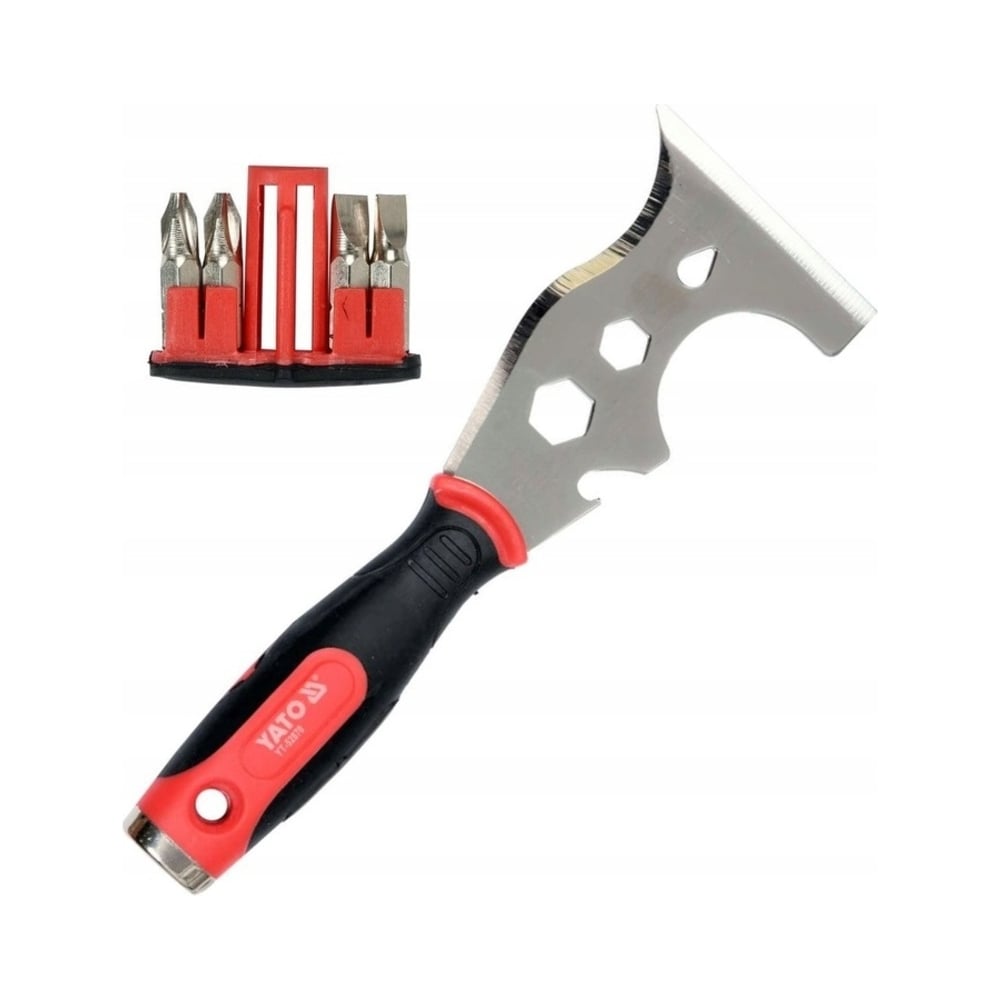 Изображение товара Малярный скребок YATO из нержавеющей стали с профилированным лезвием