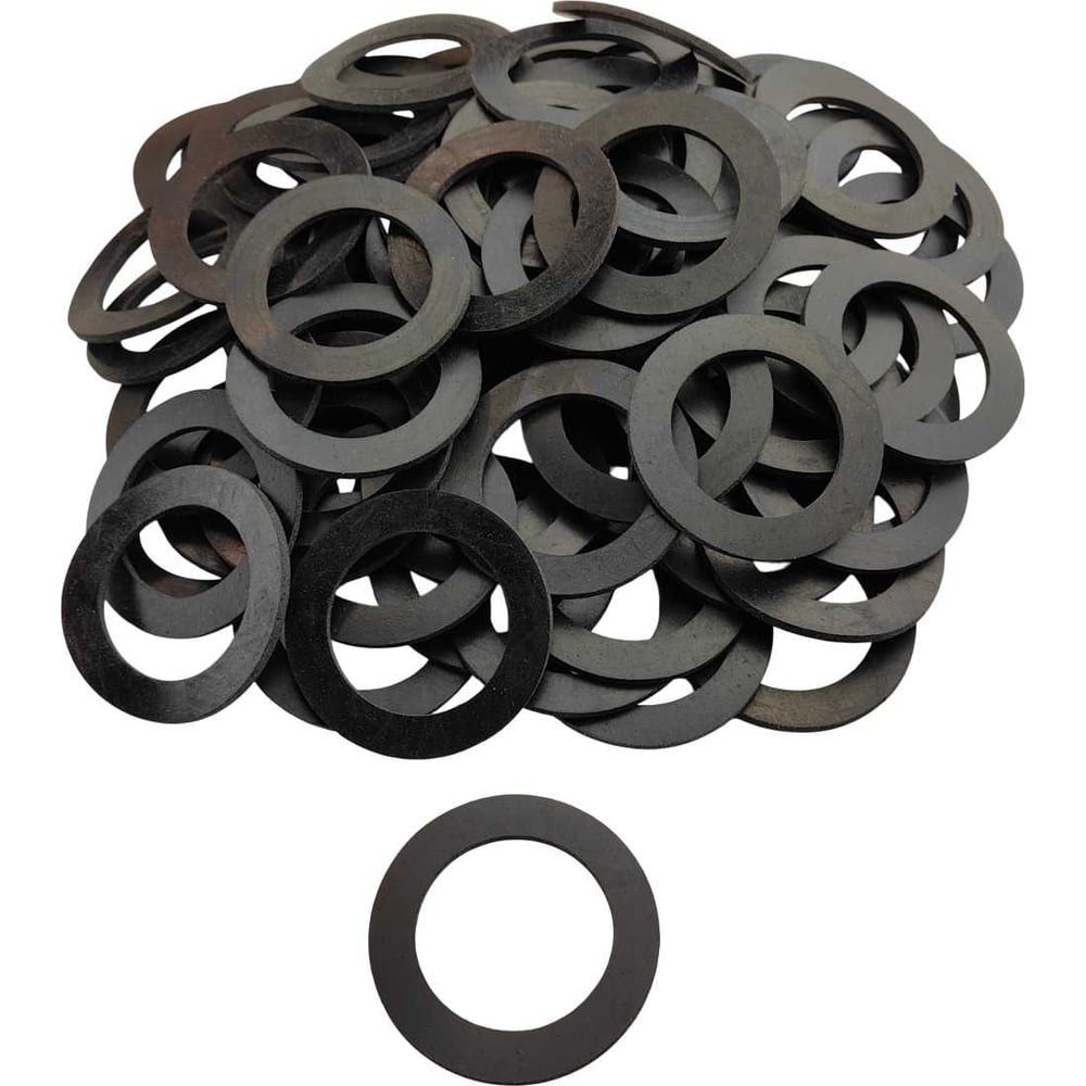 Изображение товара Резиновая уплотнительная прокладка HG 1 1/2" 100 шт. для водопроводных работ