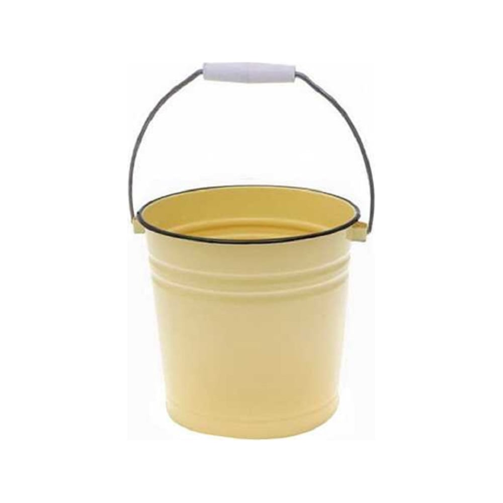 Изображение товара Эмалированное ведро СТАЛЬЭМАЛЬ 12 л светлое для дома и дачи