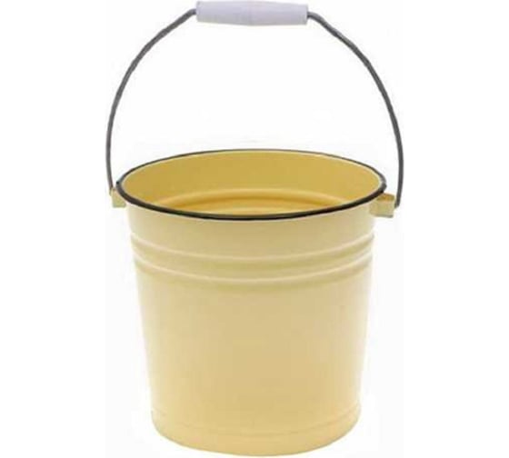 Изображение товара Эмалированное ведро СТАЛЬЭМАЛЬ 12 л, светлое С41124 ХТ2240